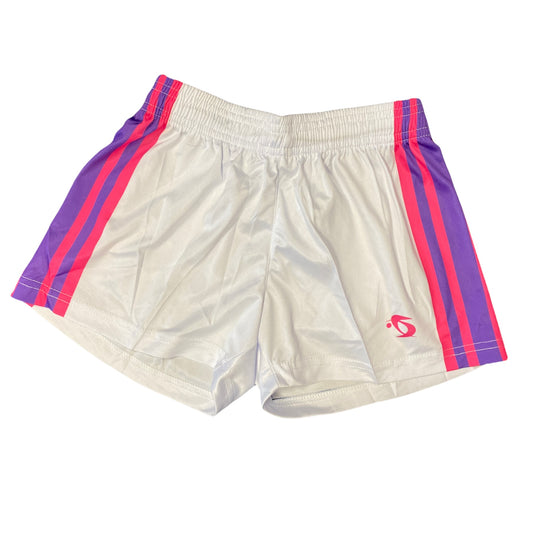 PREMIER SPORTS TRAINING SHORTS - KIDS (PINK/PURPLE)