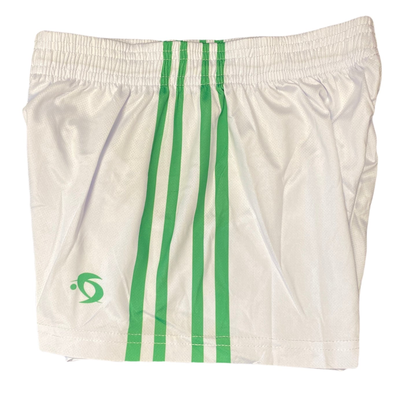 PREMIER SPORTS TRAINING SHORTS - KIDS (GREEN/WHITE)