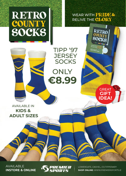 PREMIER SPORTS RETRO COUNTY SOCK - TIPPERARY