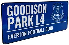 EVERTON STREET SIGN - BLUE