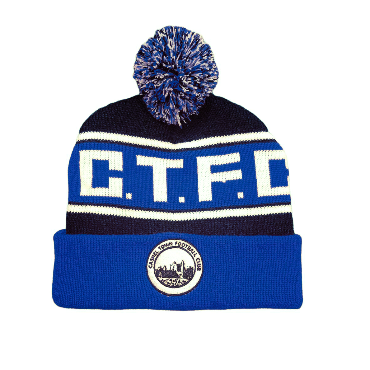 CTFC CRESTED BOBBLE HAT - BLUE