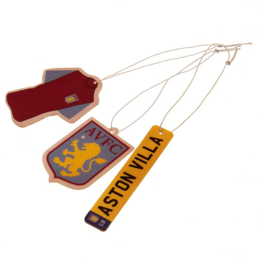 ASTON VILLA 3 PACK AIR FRESHENER
