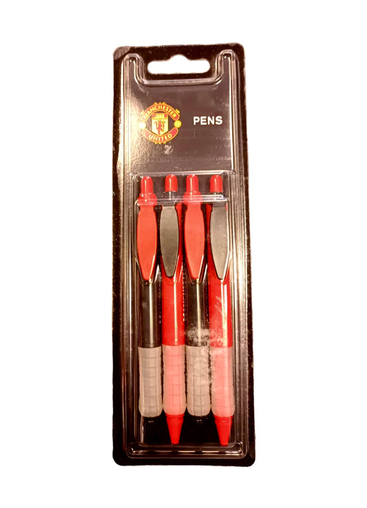 MAN UTD PEN SET 4 PK