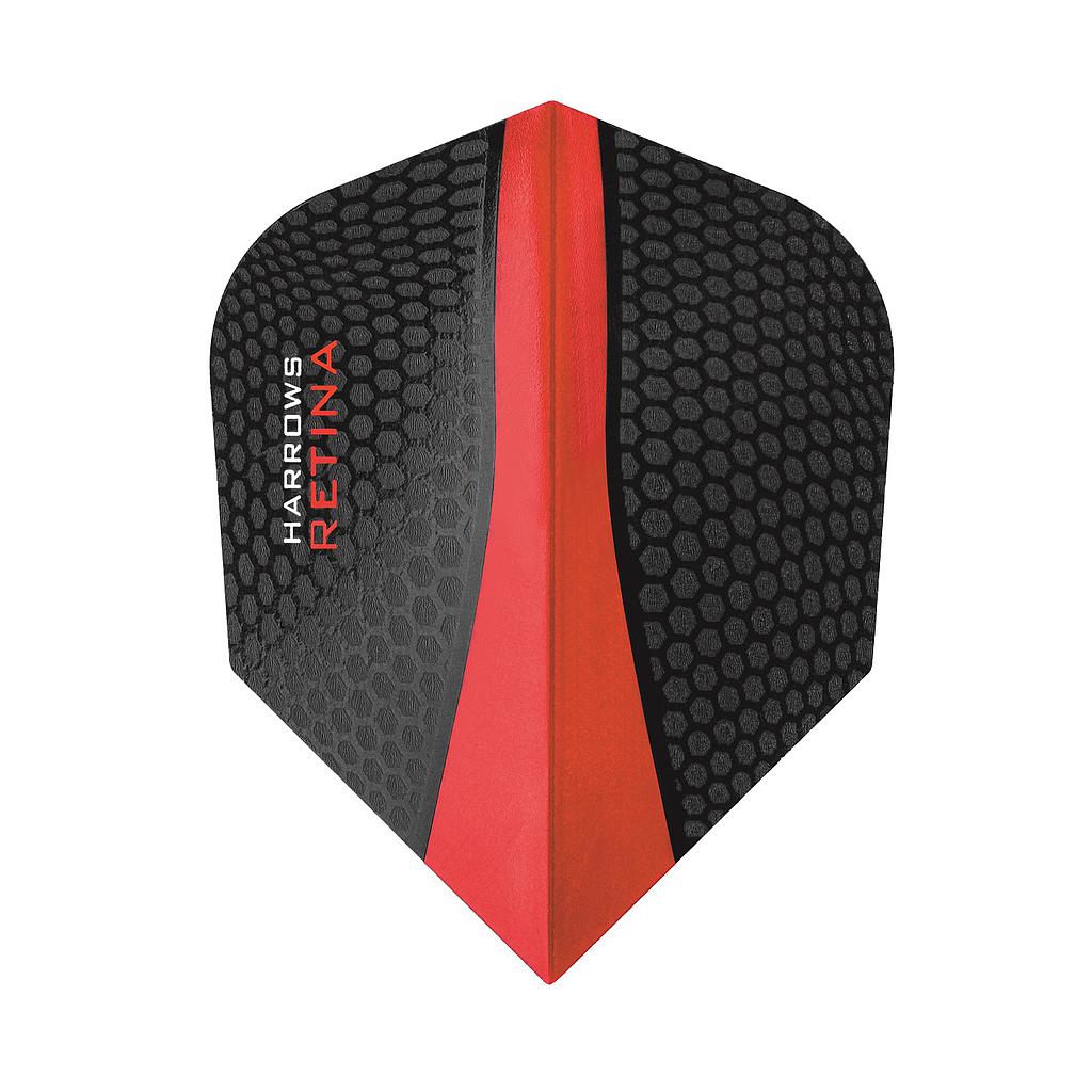 HARROWS RETINA DARTS FLIGHTS - RED