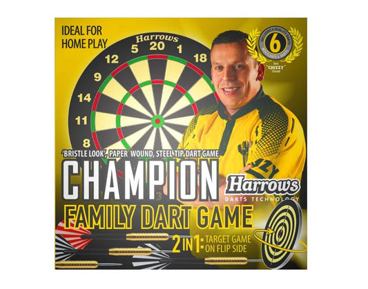 HARROWS CHIZZY CHAMPION FAMILY DART GAME