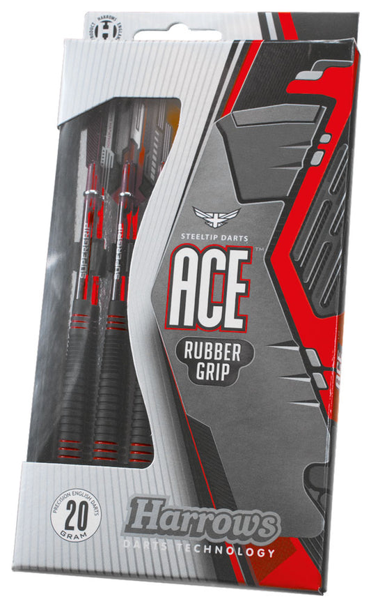 HARROWS ACE RUBBER COATED BRASS DARTS