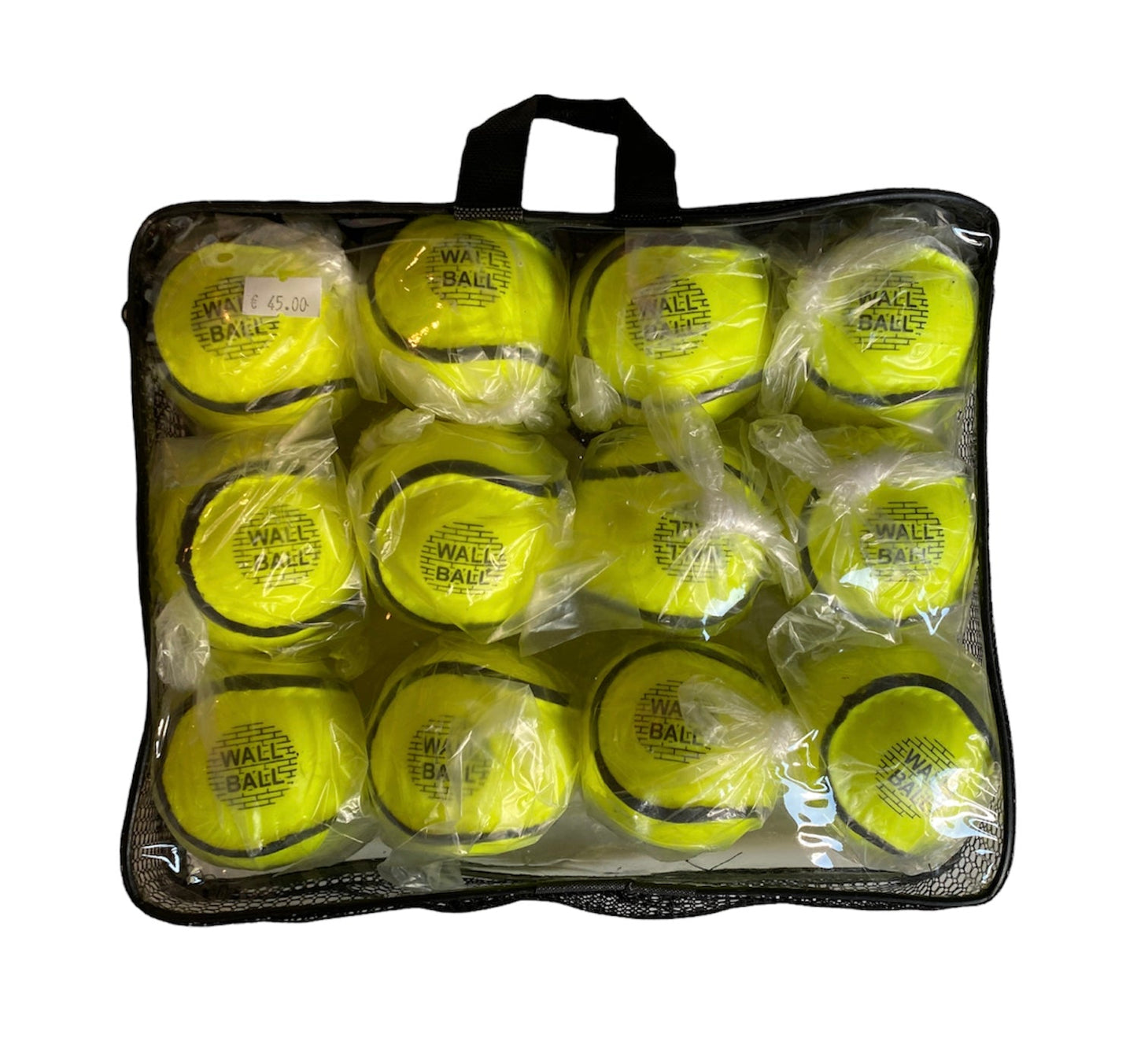 PREMIER SPORTS - WALL BALL YELLOW (SIZE 4) Bag of 12