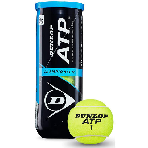DUNLOP ATP CHAMPIONSHIP TENNIS BALL - 3 PACK