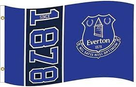 Everton FC  - Wordmark Flag