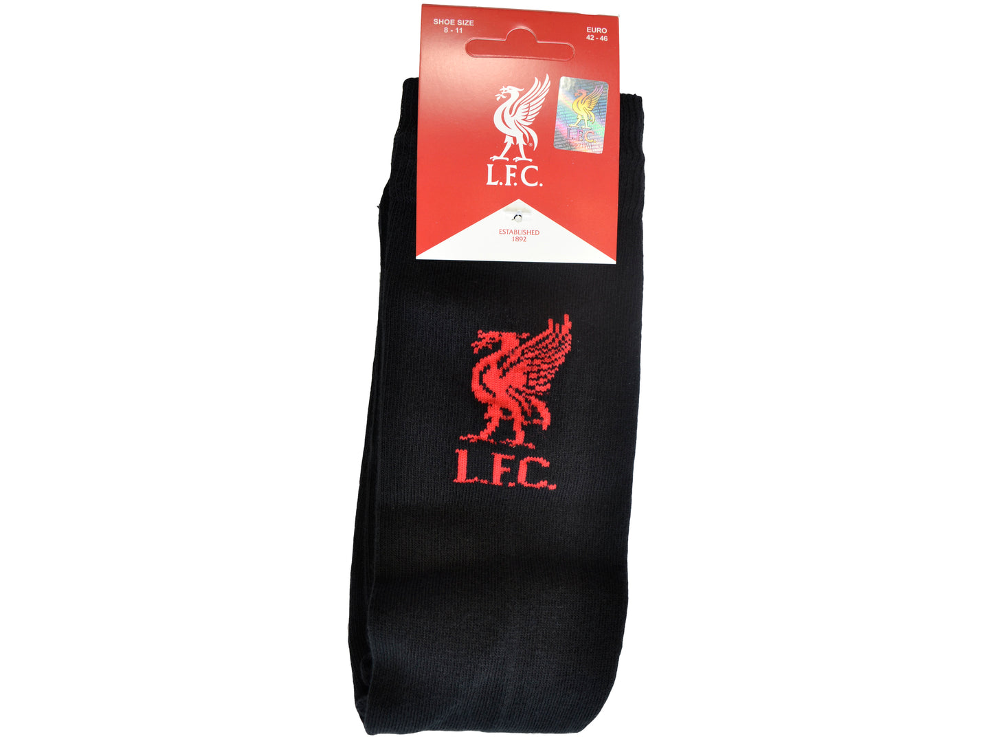 LIVERPOOL BLACK SOCKS (8-11)