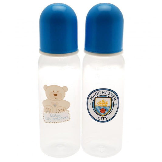 MAN CITY 2 PACK BABY BOTTLES