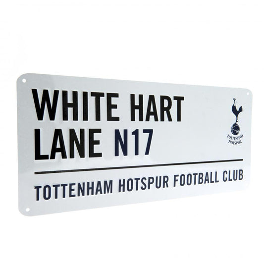 SPURS - STREET SIGN -  WHITE