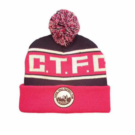 CTFC CRESTED BOBBLE HAT - PINK