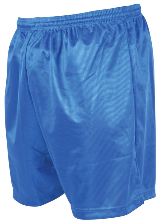 PRECISION MICRO STRIPE KIDS FOOTBALL SHORTS - BLUE