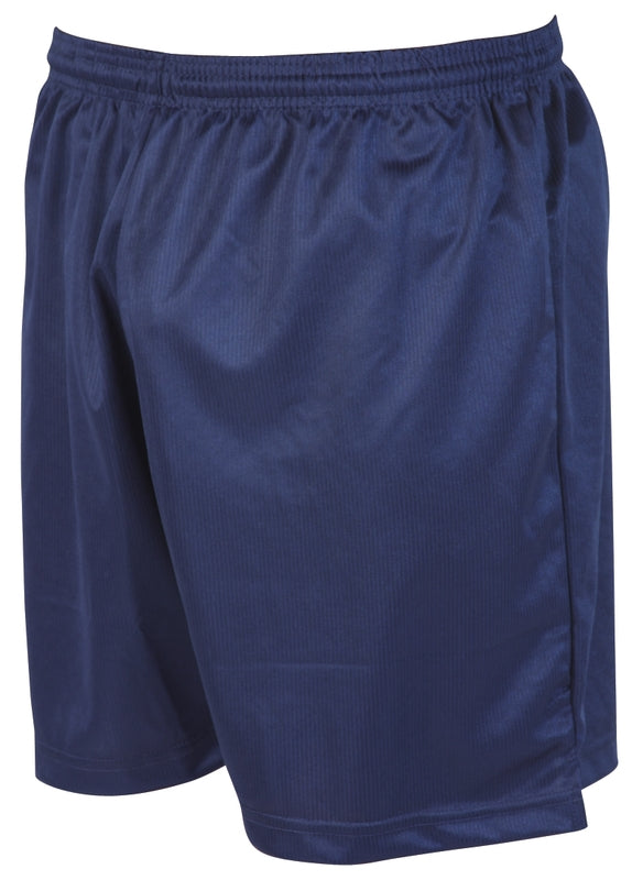 PRECISION MICRO STRIPE KIDS FOOTBALL SHORTS - NAVY