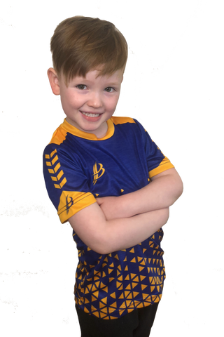 BOURKE SPORTS BUA TRAINING JERSEY (KIDS) BLUE/YELLOW