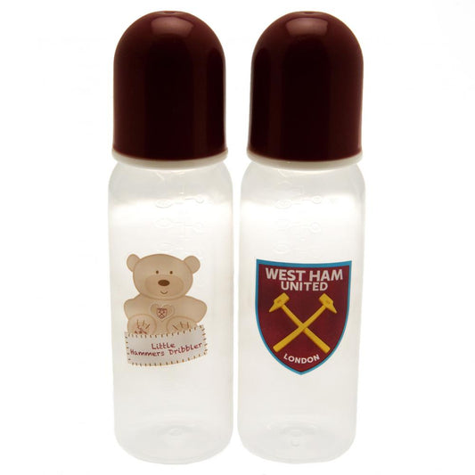 WEST HAM 2 PACK BABY BOTTLE