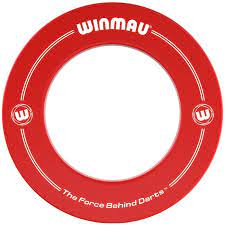 WINMAU DARTBOARD SURROUND - RED, PRINTED